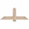 Ekena Millwork Eugene Smooth Timber Gable Bracket, Douglas Fir, 48"W x 20"H x 1 1/2"D x 5 1/2"F, 10/12 Pitch GBW048X20X0206EUG00SDF - alternate 1